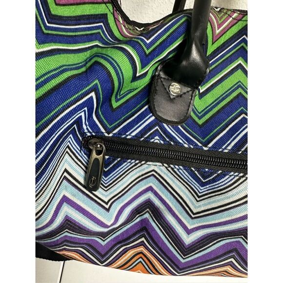 Calpak Duffel Weekend Bag Orange Green See Description - Picture 5 of 15